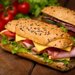 Bacon and Salami Sandwich