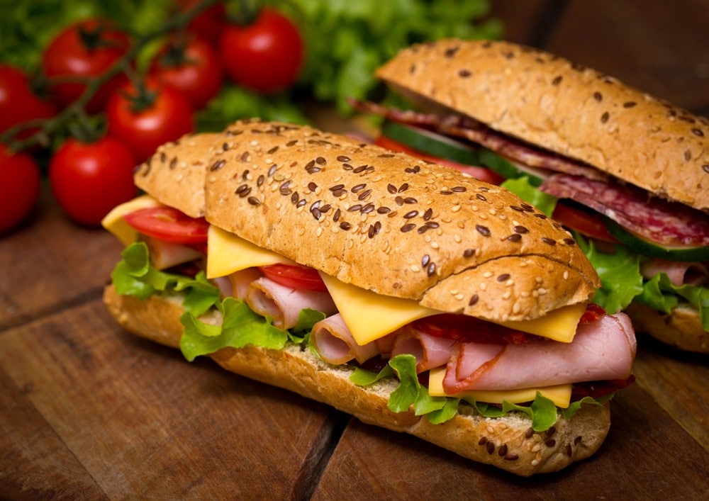 Bacon and Salami Sandwich
