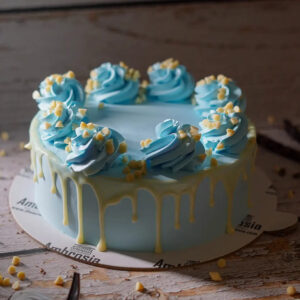 Blueberry Crush Cake